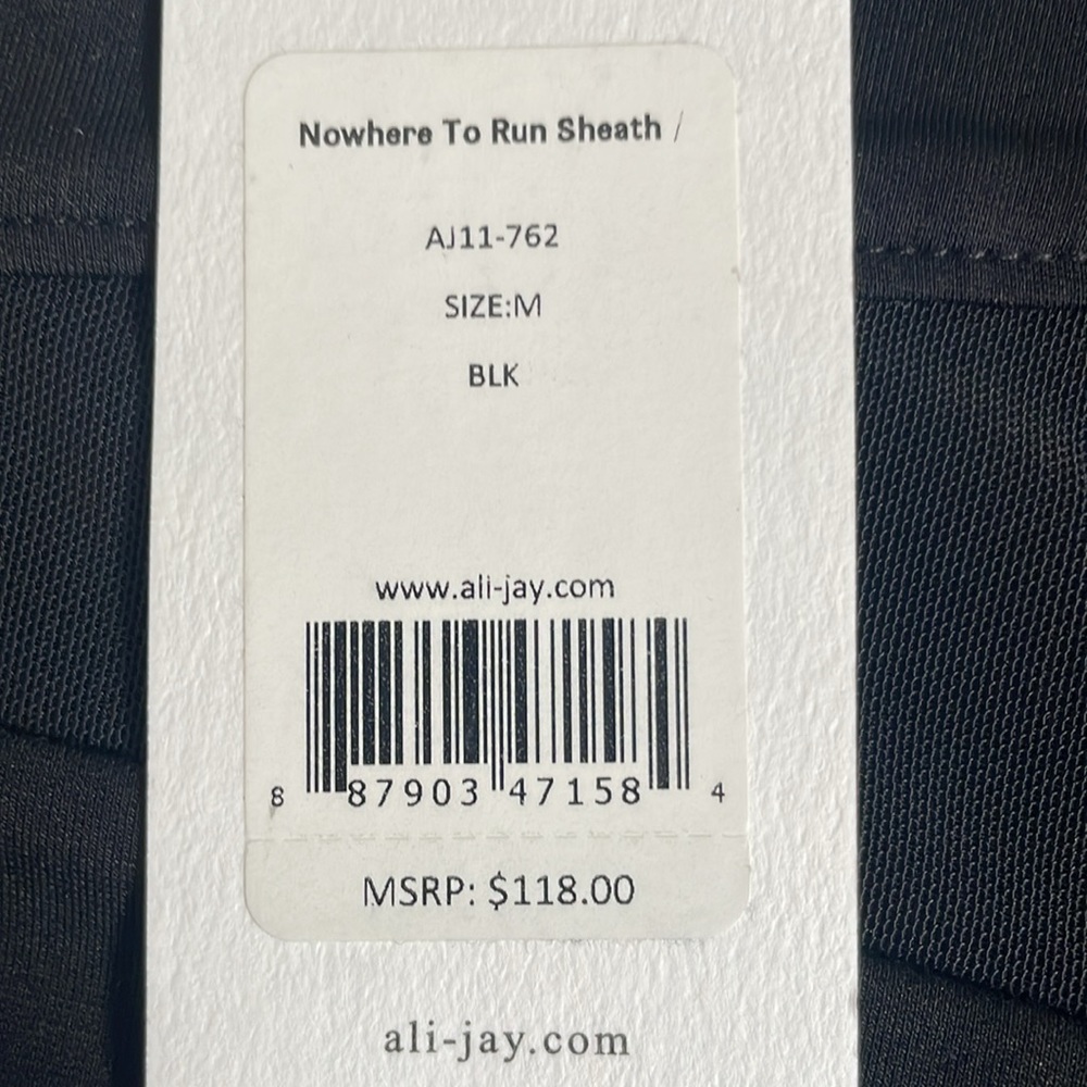 NWT Ali and Jay Mesh Sheath Cut Out Dress Size Medium - Picture 11 of 11